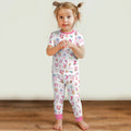 Zweiteiliges, kurzärmliges Pyjama-Set mit Marienkäfern