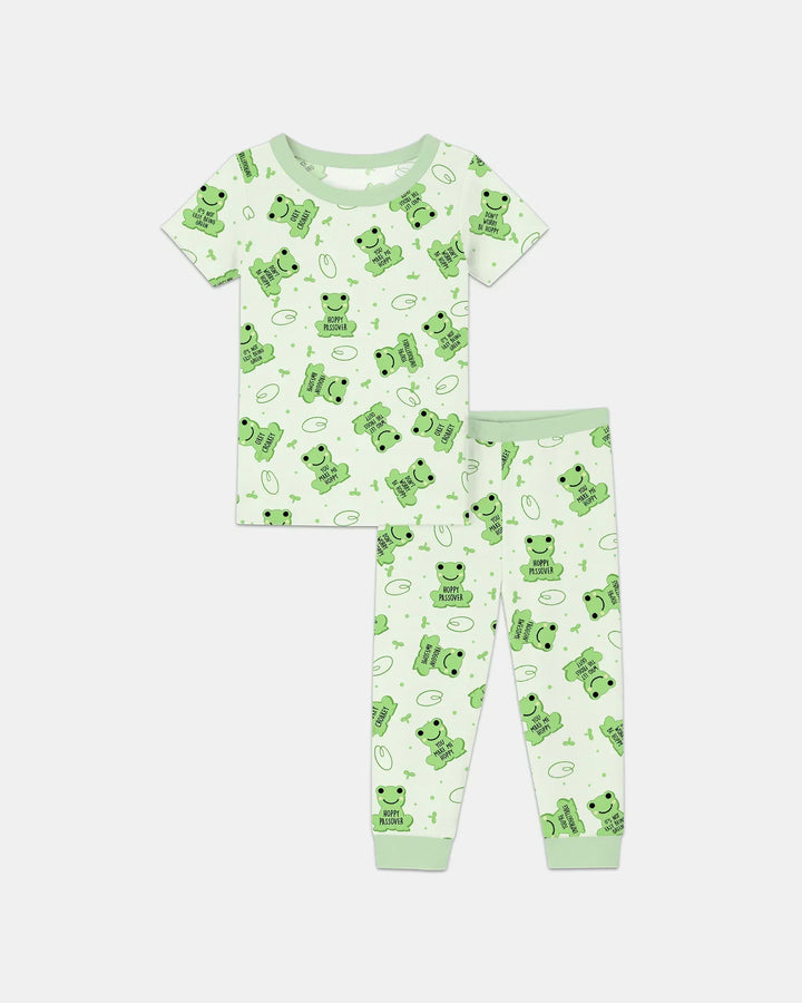 Zweiteiliges, kurzärmliges Pyjama-Set mit Marienkäfern