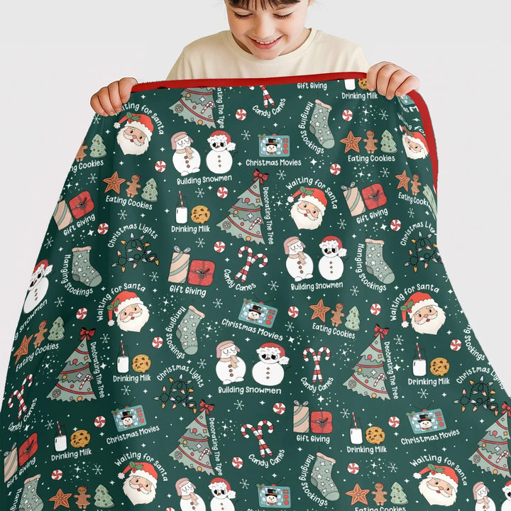 Christmas Things Bamboo Blanket