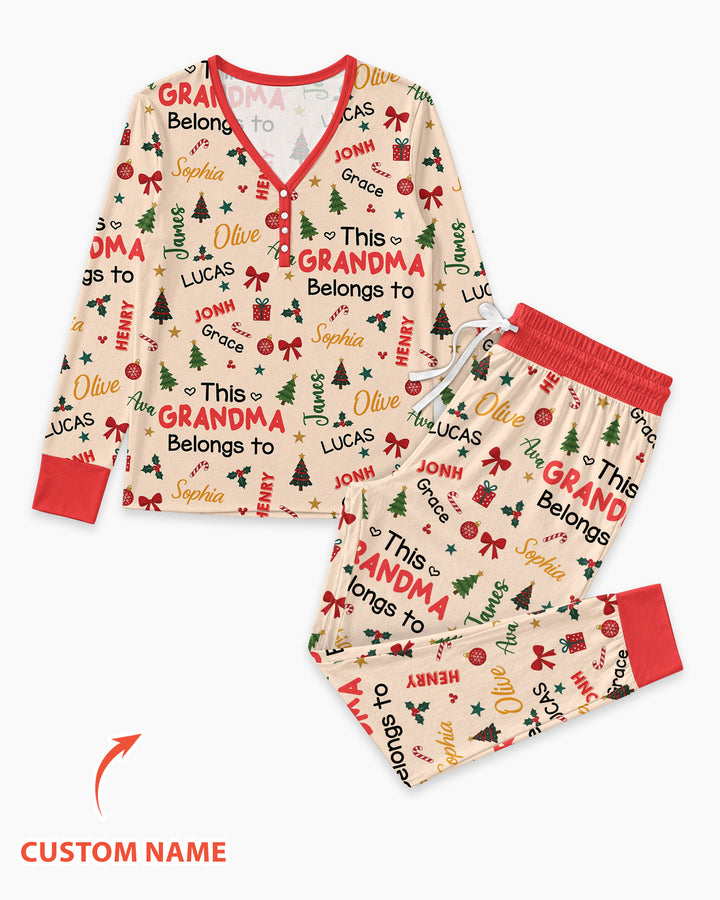 Loved By My Kids Bamboo Women Pajama Set