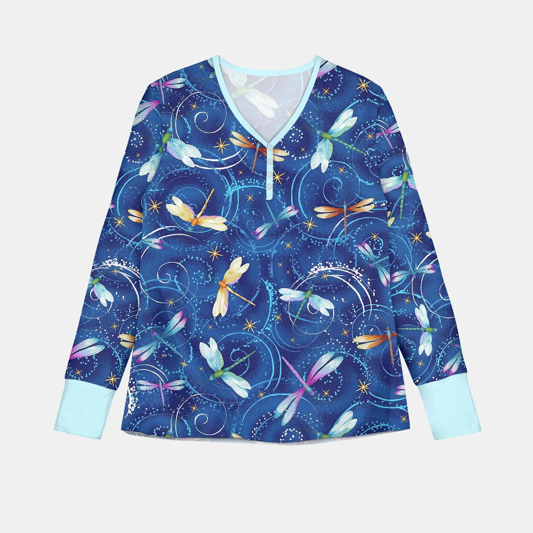 Moonlit Wings Bambus Damen Schlafanzug Set