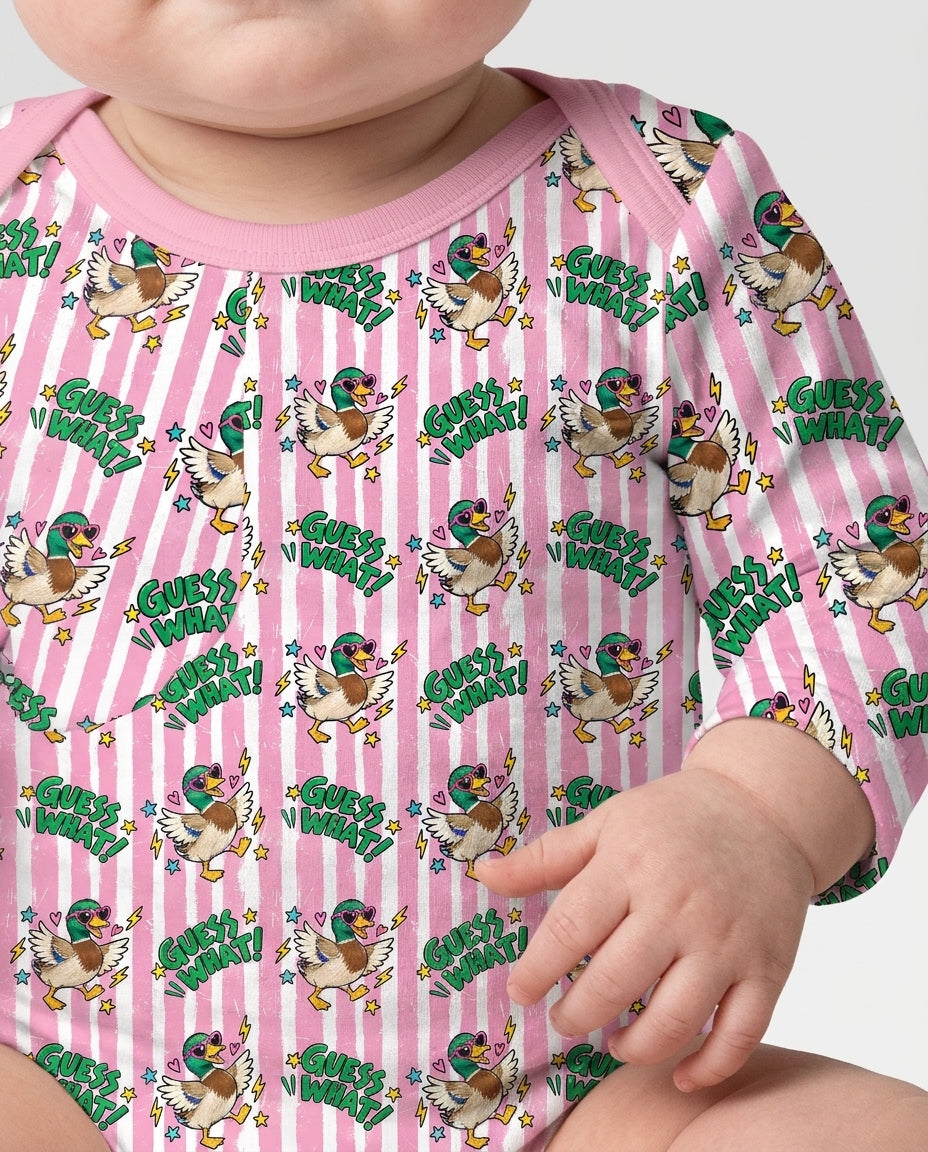 Guess What Mallard Butt Bamboo Bodysuit