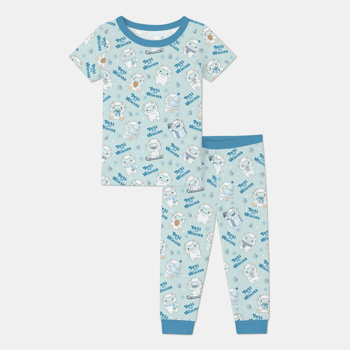 Zweiteiliges, kurzärmliges Pyjama-Set mit Marienkäfern