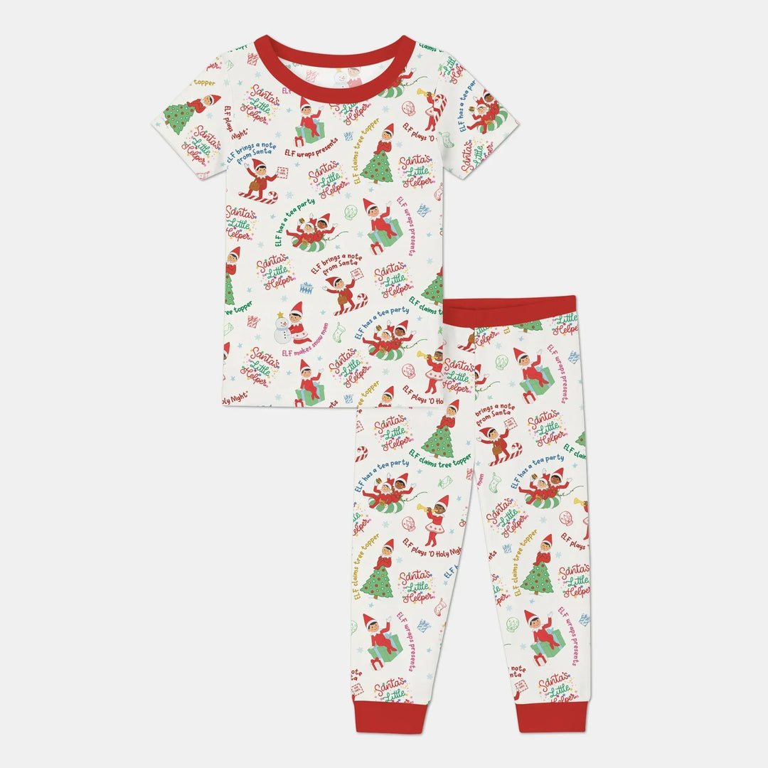 Zweiteiliges, kurzärmliges Pyjama-Set mit Marienkäfern