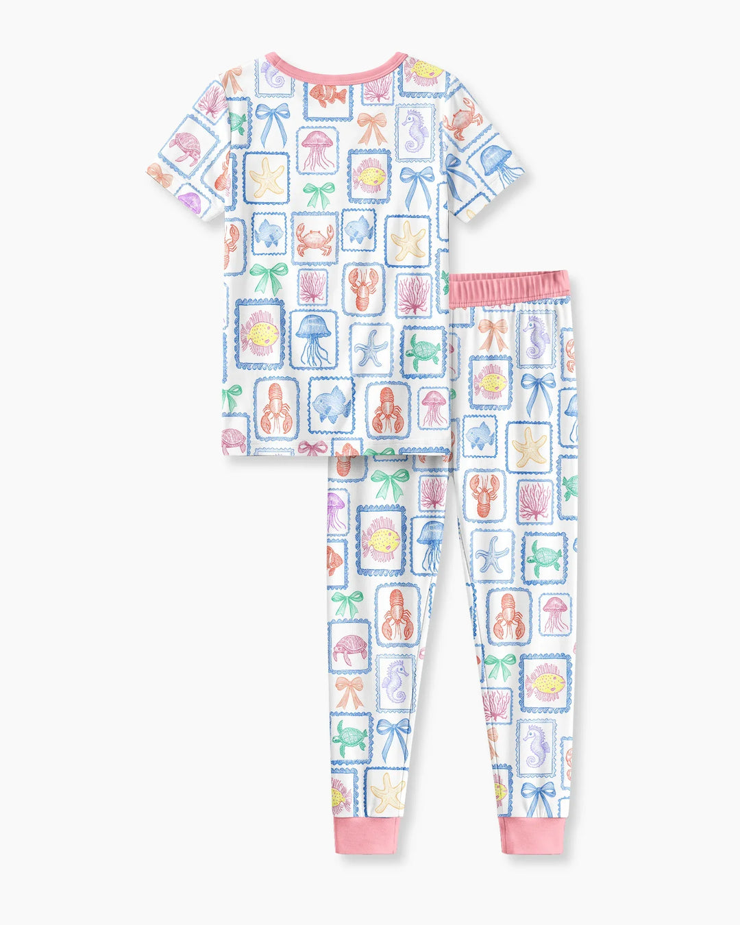 Zweiteiliges, kurzärmliges Pyjama-Set mit Marienkäfern