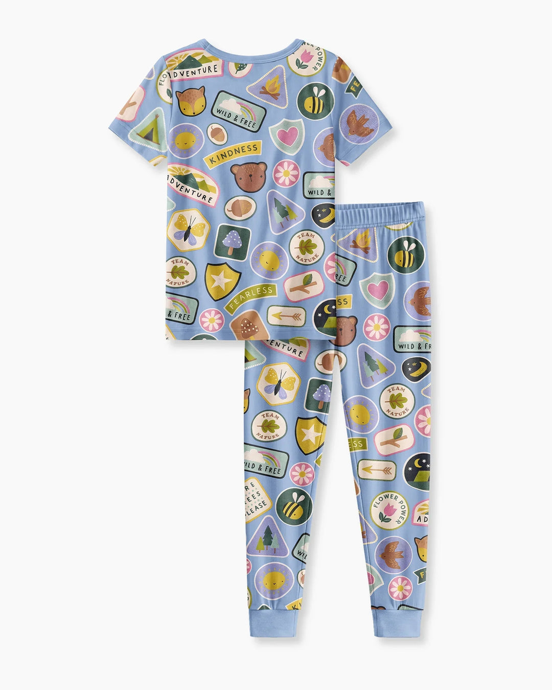 Zweiteiliges, kurzärmliges Pyjama-Set mit Marienkäfern