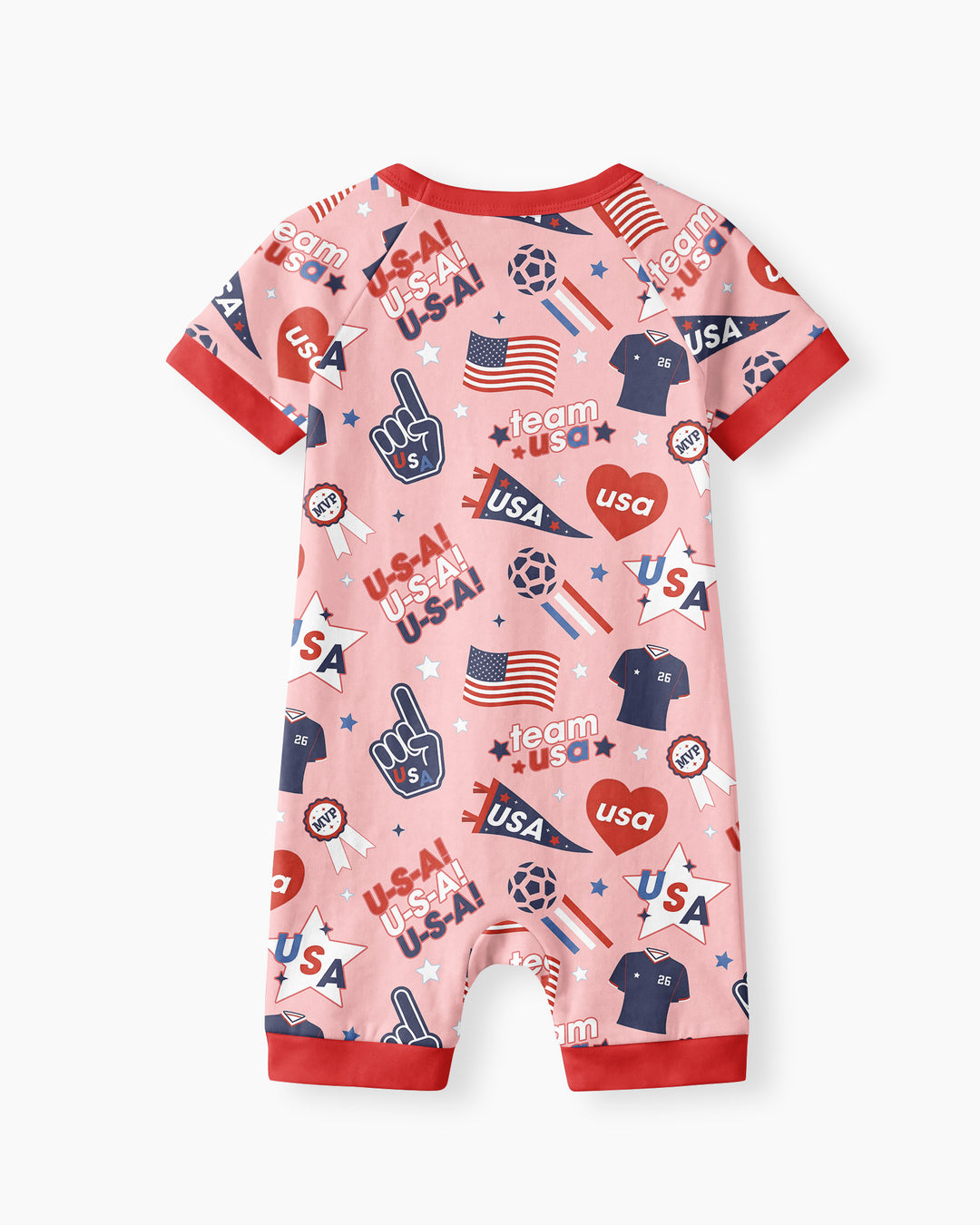Soccer Party Team USA Bamboo Shorty Zippy