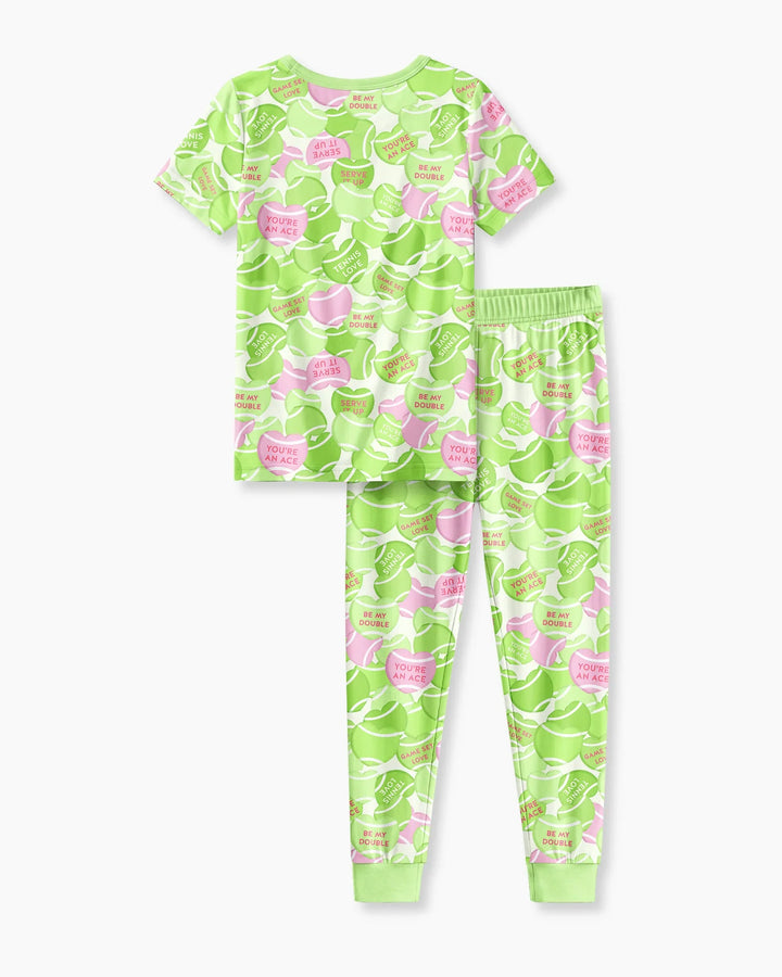 Zweiteiliges, kurzärmliges Pyjama-Set mit Marienkäfern