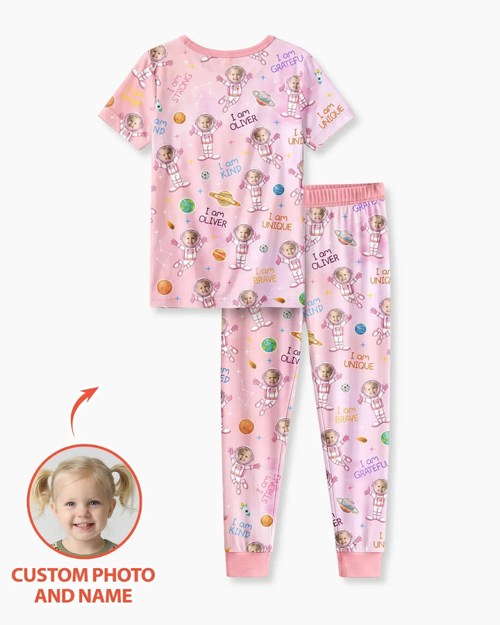 Schlafanzug-Set zweiteilig, kurze Ärmel, kurze Hose, Bambus