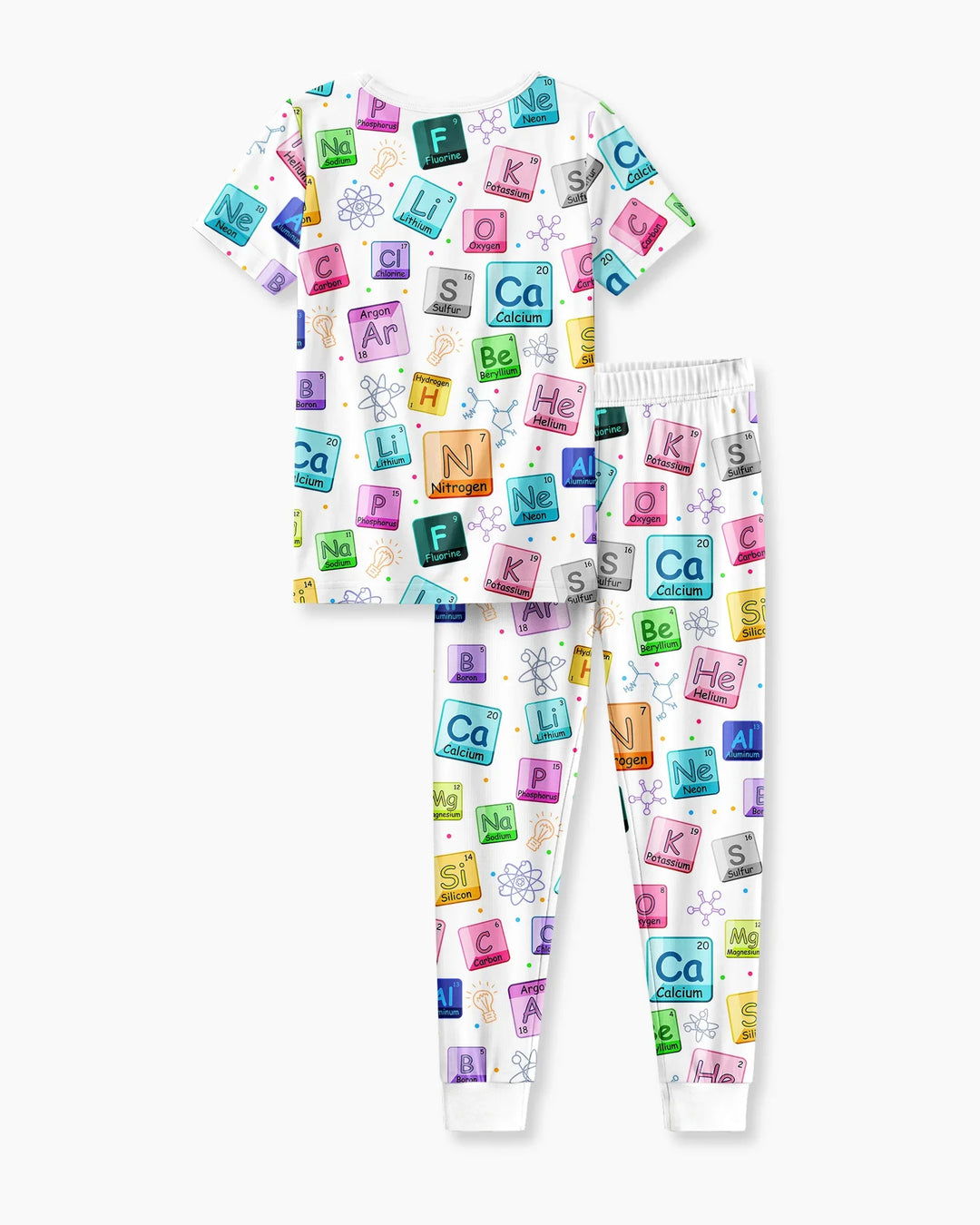 Zweiteiliges, kurzärmliges Pyjama-Set mit Marienkäfern