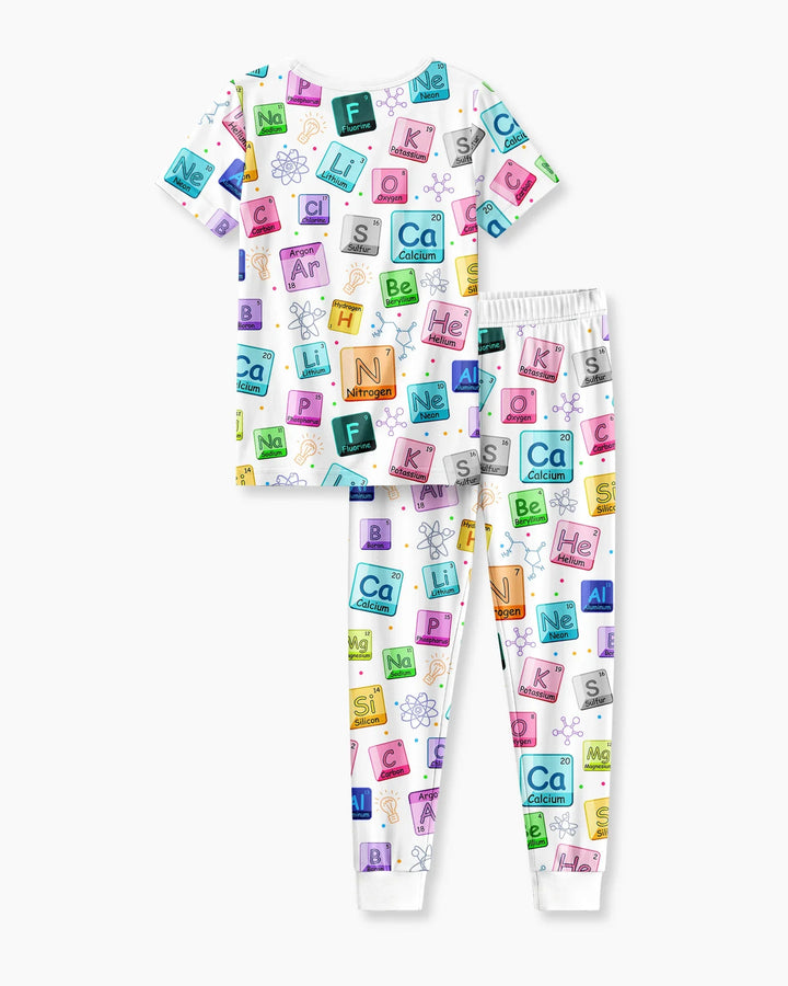 Zweiteiliges, kurzärmliges Pyjama-Set mit Marienkäfern