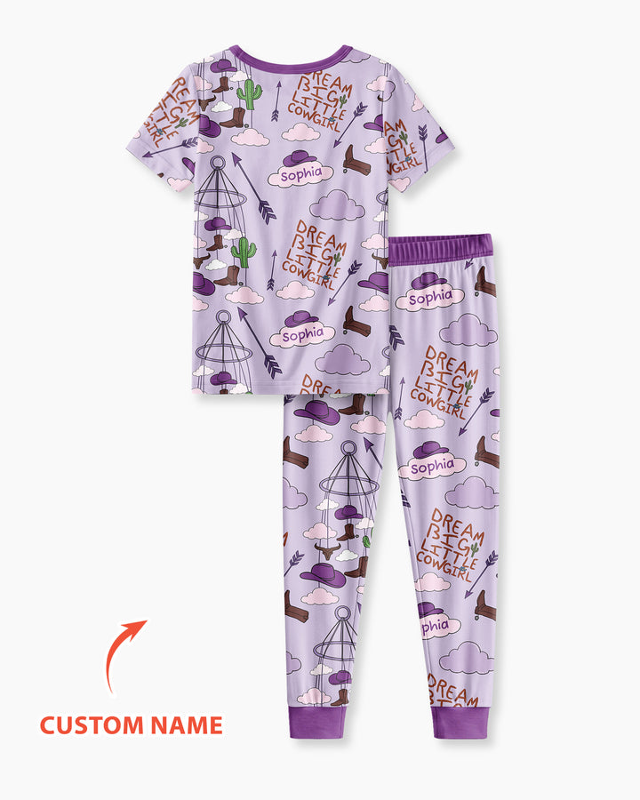 Zweiteiliges, kurzärmliges Pyjama-Set mit Marienkäfern