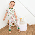 Zweiteiliges, kurzärmliges Pyjama-Set mit Marienkäfern