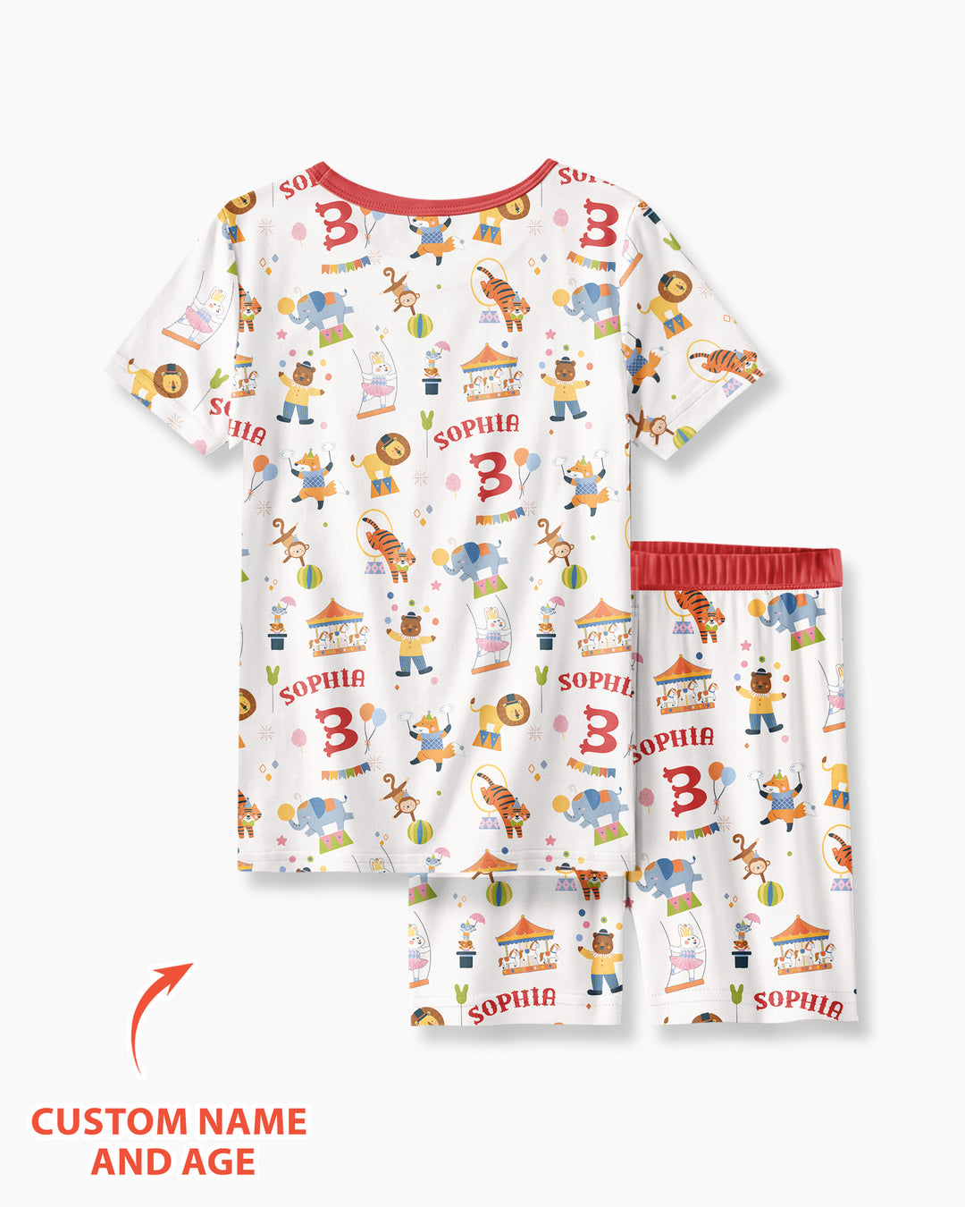 Schlafanzug-Set zweiteilig, kurze Ärmel, kurze Hose, Bambus