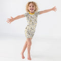 New Year Silly Goose Bamboo Two Piece Short Sleeve Shorts Pajama Set