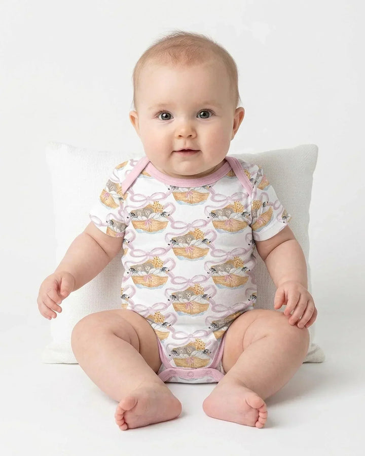 Gerippte Babykleidung mit individuellem Foto - Weich &amp; Skizzenhaft