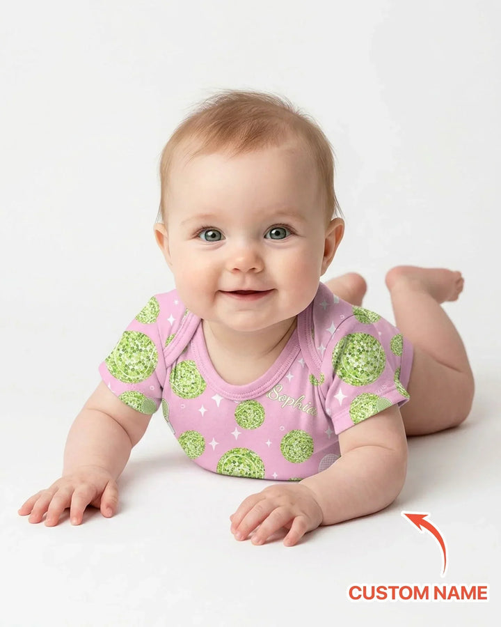 Gerippte Babykleidung mit individuellem Foto - Weich &amp; Skizzenhaft