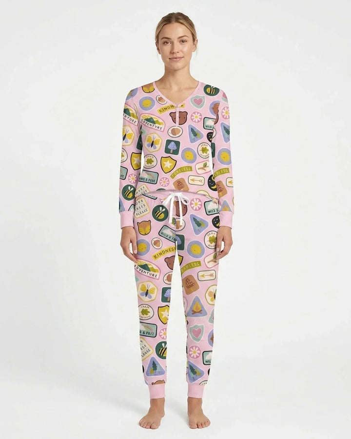 Vorlage Bambus Damen Pyjama Set