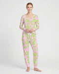 Tennis Disco Girl Party Matching Bamboo Women Pajama Set