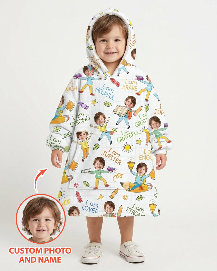 Benutzerdefinierter Bambus-Deckenhoodie (Vorlage)