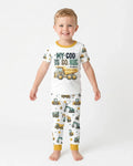 Zweiteiliges, kurzärmliges Pyjama-Set mit Marienkäfern
