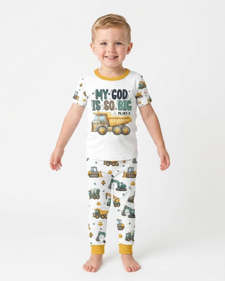 Zweiteiliges, kurzärmliges Pyjama-Set mit Marienkäfern