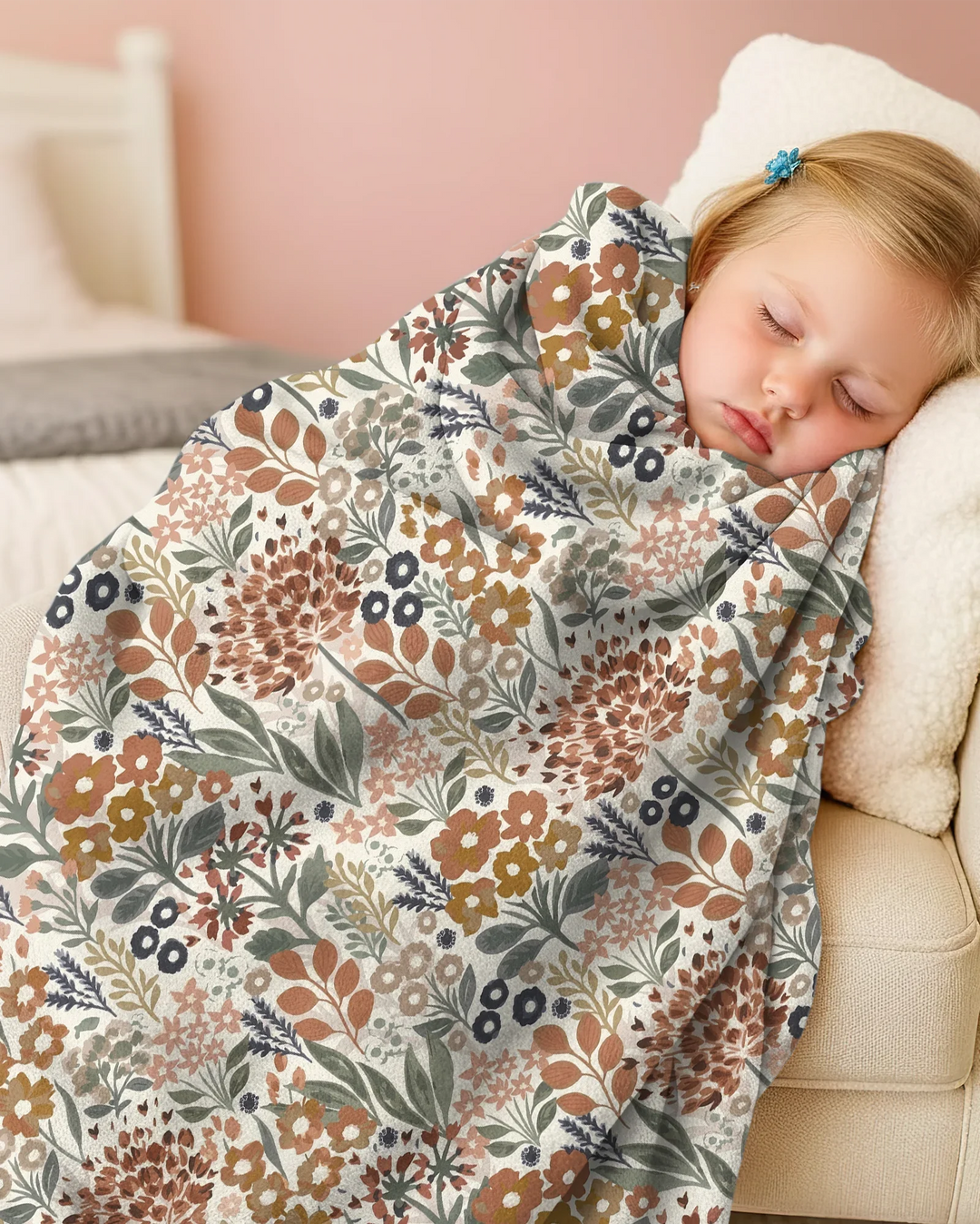 Autumn Meadow Botanicals Bamboo Blanket