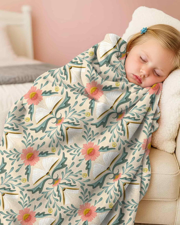 Blooming Stories Bamboo Blanket