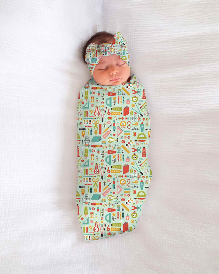 Creative Classroom swaddle blanket
