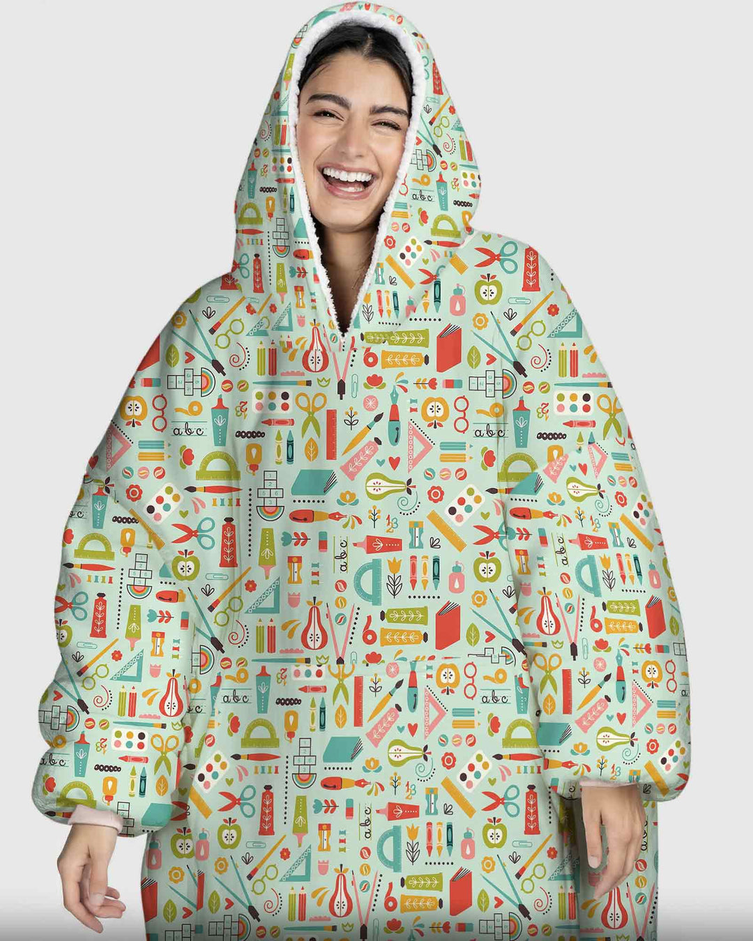 Benutzerdefinierter Bambus-Deckenhoodie (Vorlage)
