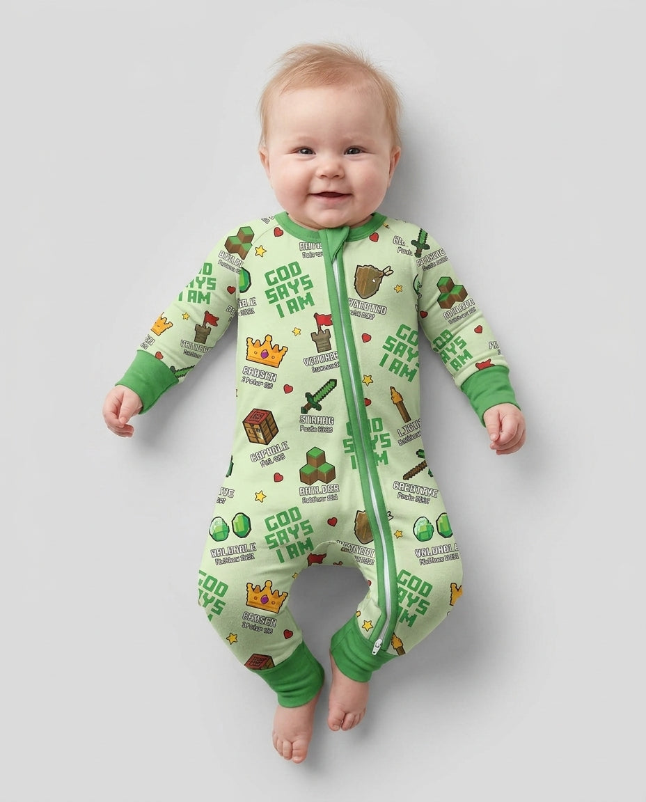 Gerippte Babykleidung mit individuellem Foto - Weich &amp; Skizzenhaft