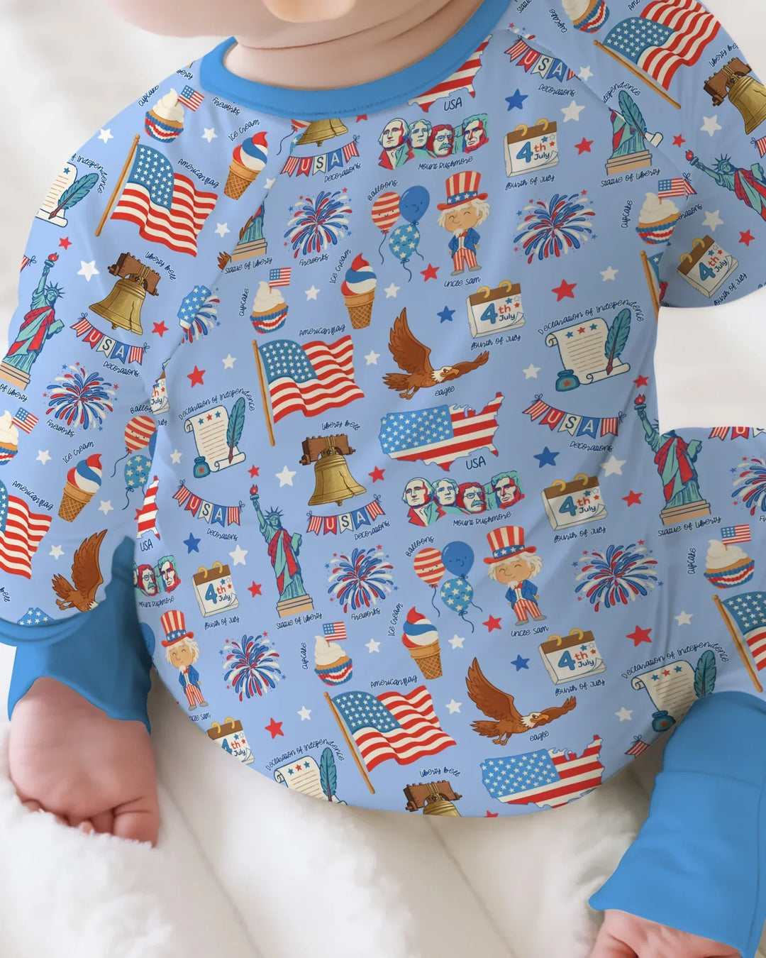 Gerippte Babykleidung mit individuellem Foto - Weich &amp; Skizzenhaft