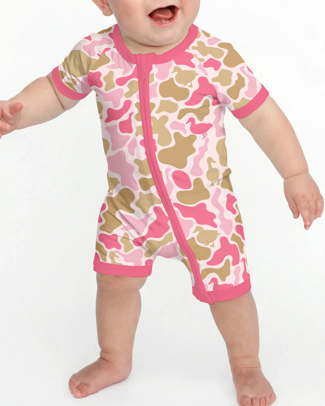 Mallard Duck Hunting Camouflage Bamboo Shorty Zippy