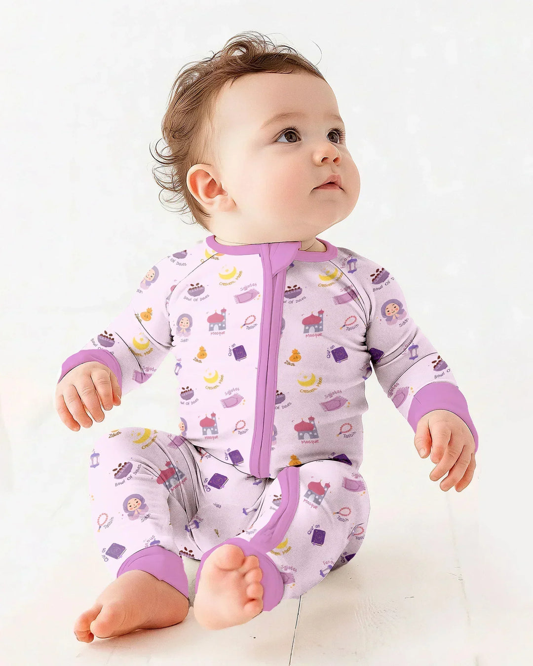 Gerippte Babykleidung mit individuellem Foto - Weich &amp; Skizzenhaft