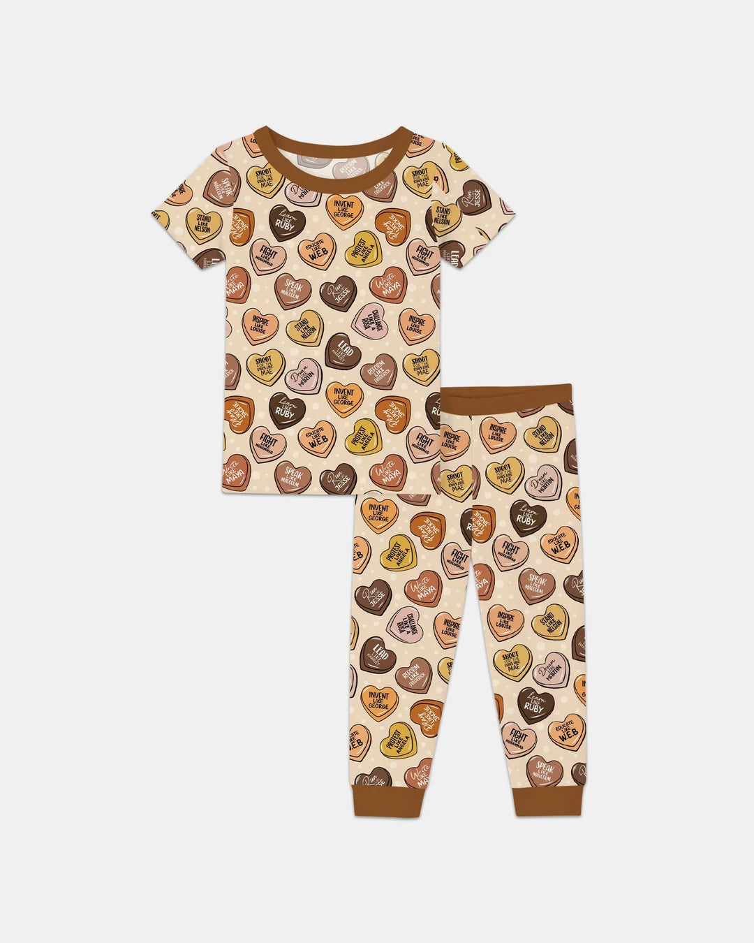 Zweiteiliges, kurzärmliges Pyjama-Set mit Marienkäfern