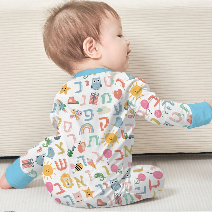Gerippte Babykleidung mit individuellem Foto - Weich &amp; Skizzenhaft