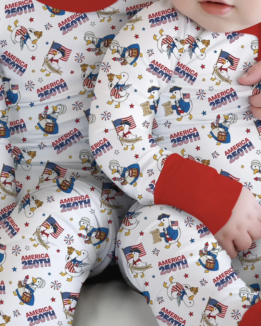 Patriotic Goose Celebrating 250 Years Bamboo Convertible Zippy