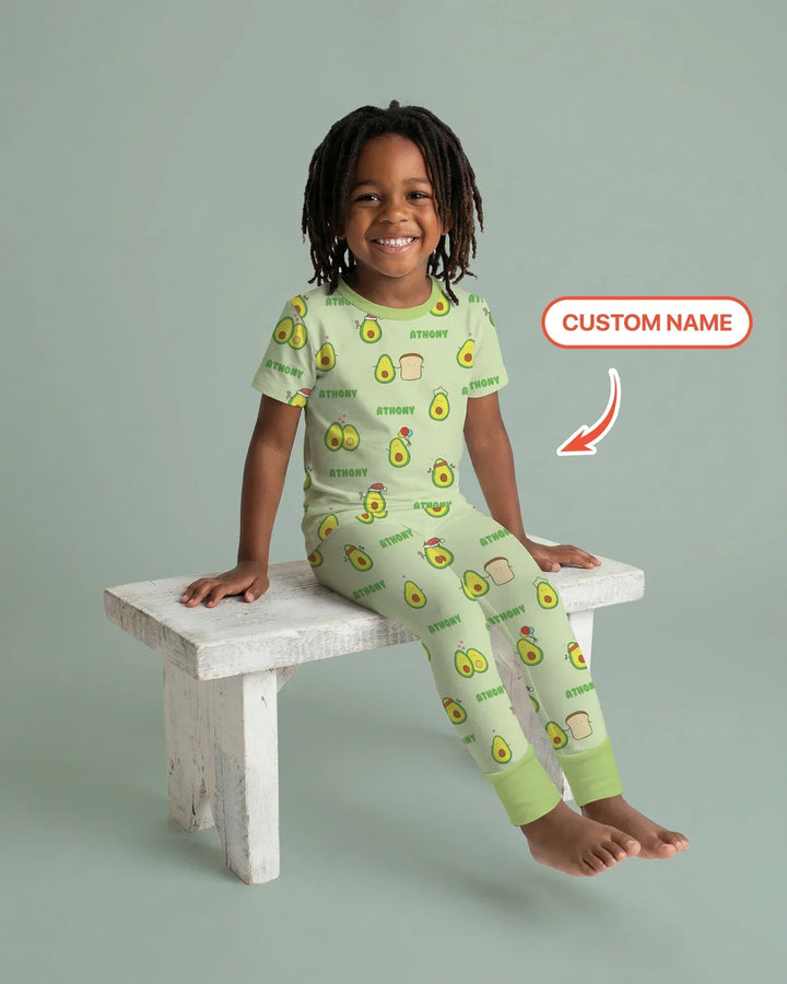 Zweiteiliges, kurzärmliges Pyjama-Set mit Marienkäfern