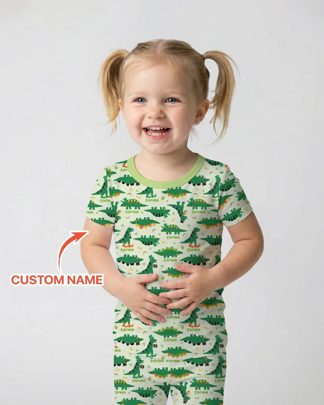 Zweiteiliges, kurzärmliges Pyjama-Set mit Marienkäfern
