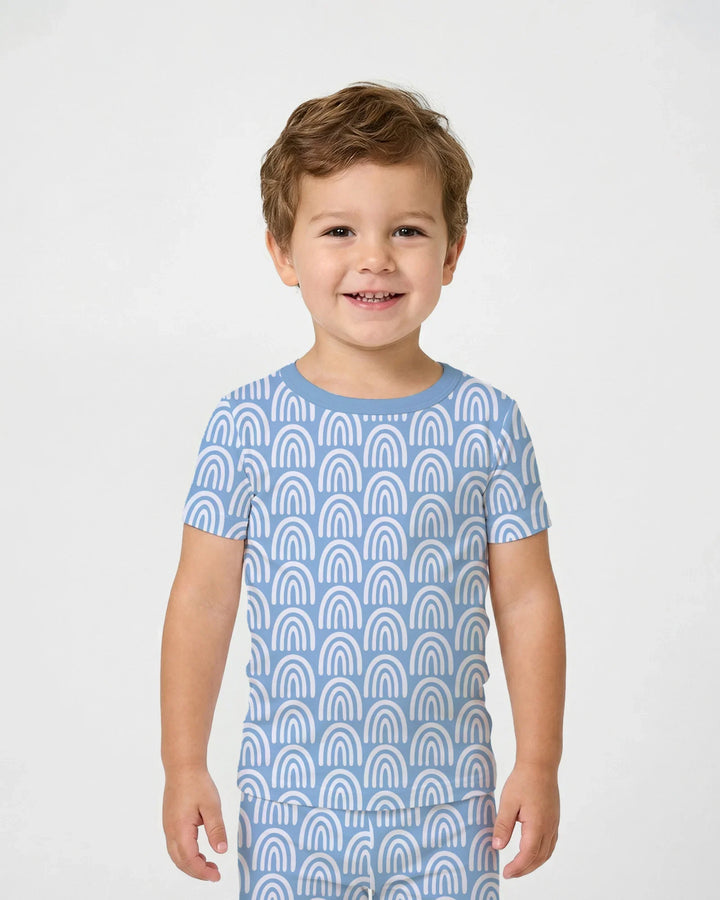 Zweiteiliges, kurzärmliges Pyjama-Set mit Marienkäfern