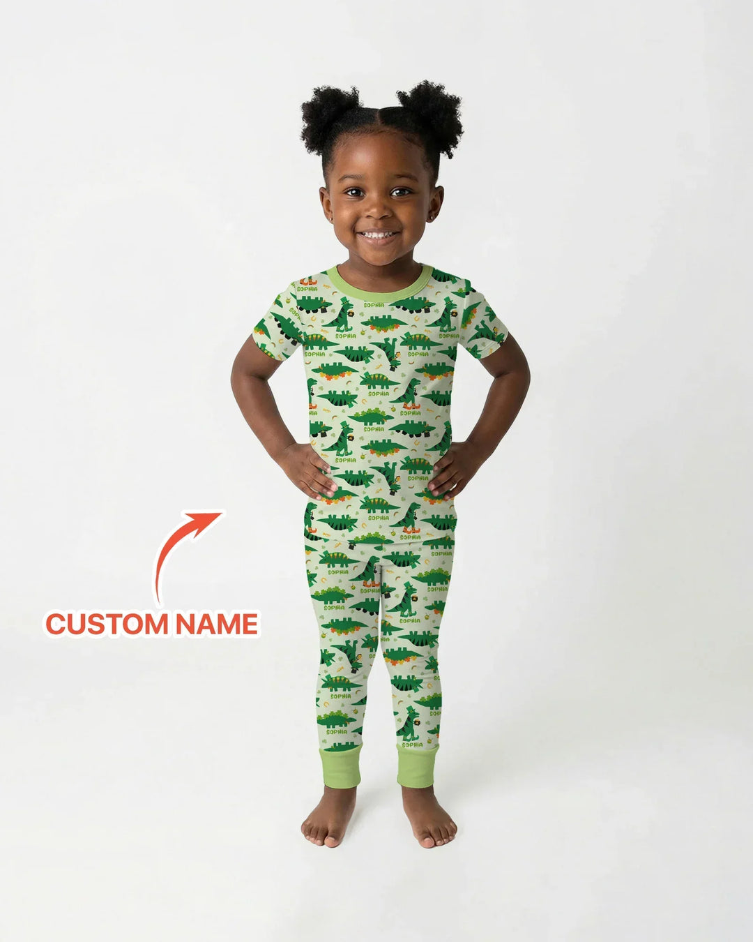 Zweiteiliges, kurzärmliges Pyjama-Set mit Marienkäfern