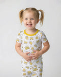 Zweiteiliges, kurzärmliges Pyjama-Set mit Marienkäfern