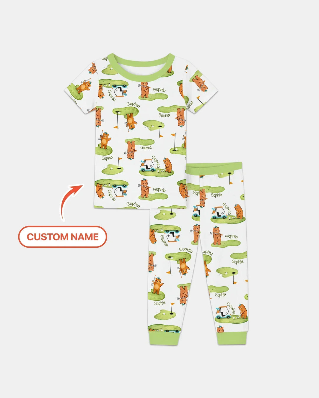 Zweiteiliges, kurzärmliges Pyjama-Set mit Marienkäfern