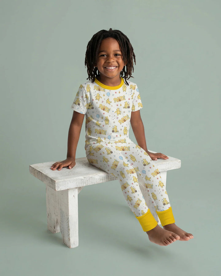 Zweiteiliges, kurzärmliges Pyjama-Set mit Marienkäfern