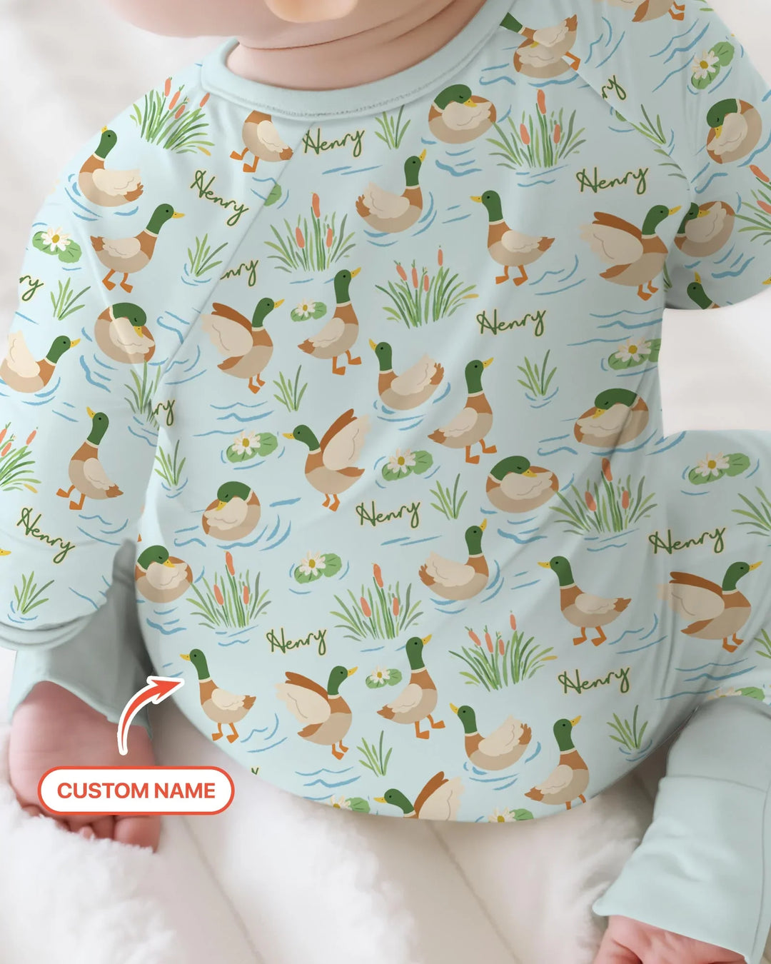 Gerippte Babykleidung mit individuellem Foto - Weich &amp; Skizzenhaft