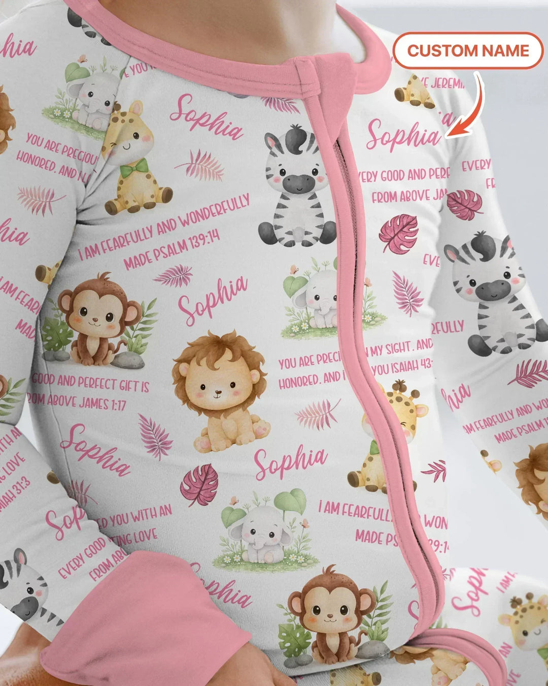 Gerippte Babykleidung mit individuellem Foto - Weich &amp; Skizzenhaft