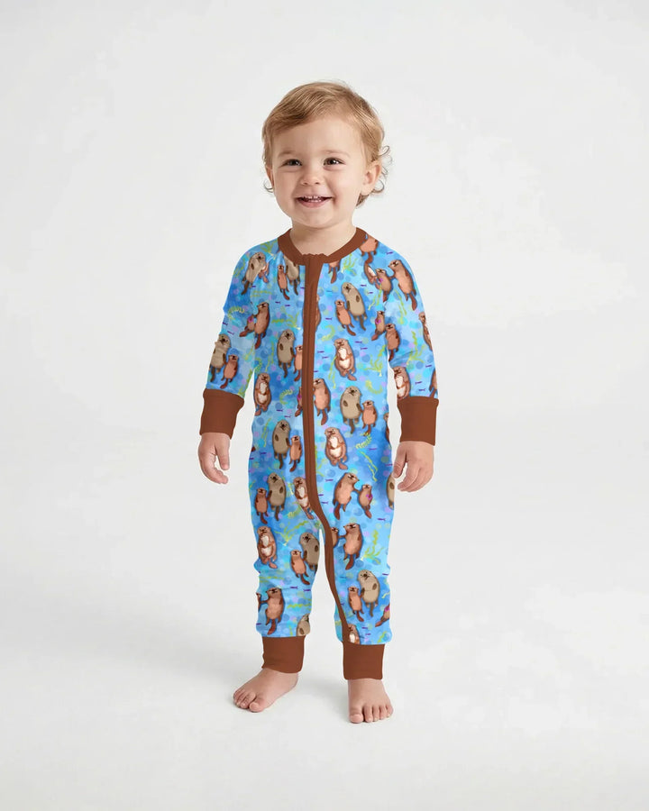 Gerippte Babykleidung mit individuellem Foto - Weich &amp; Skizzenhaft