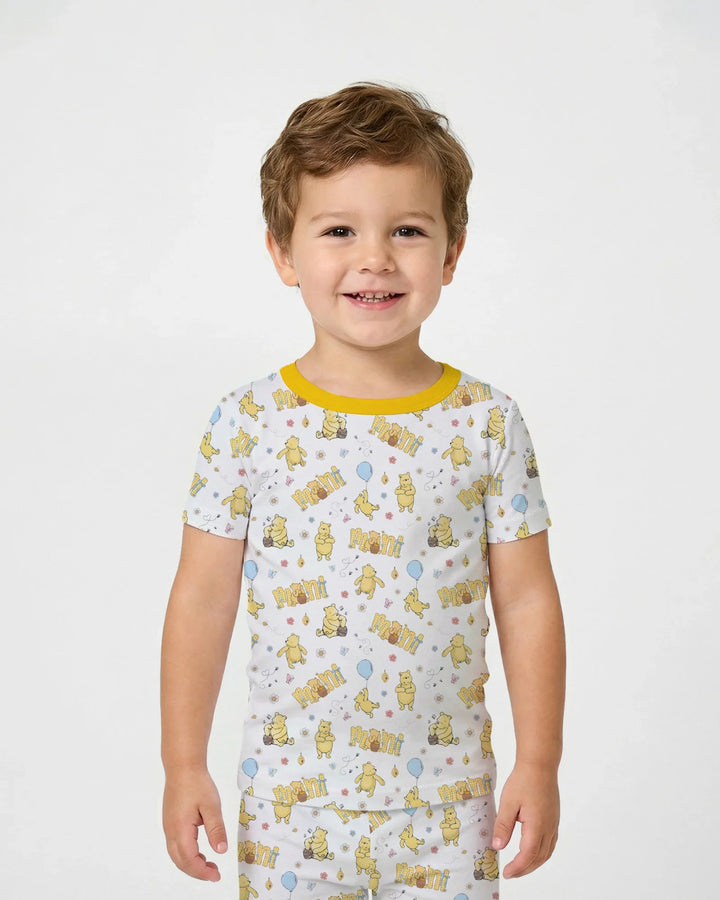 Zweiteiliges, kurzärmliges Pyjama-Set mit Marienkäfern