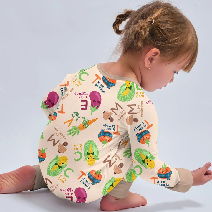 Gerippte Babykleidung mit individuellem Foto - Weich &amp; Skizzenhaft
