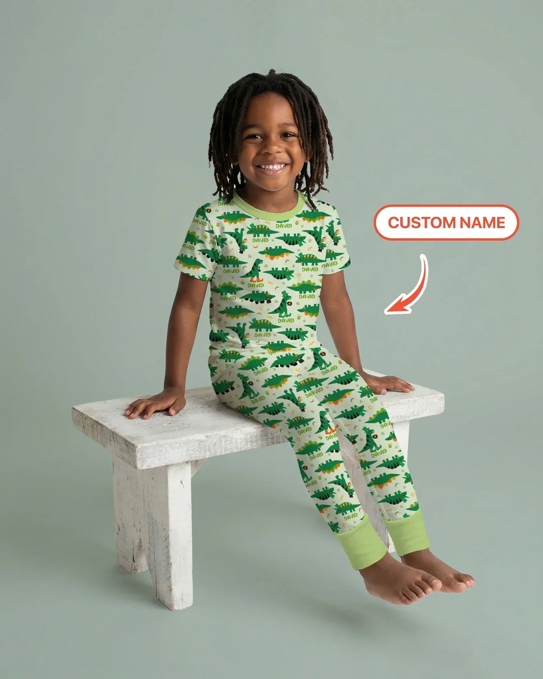 Zweiteiliges, kurzärmliges Pyjama-Set mit Marienkäfern